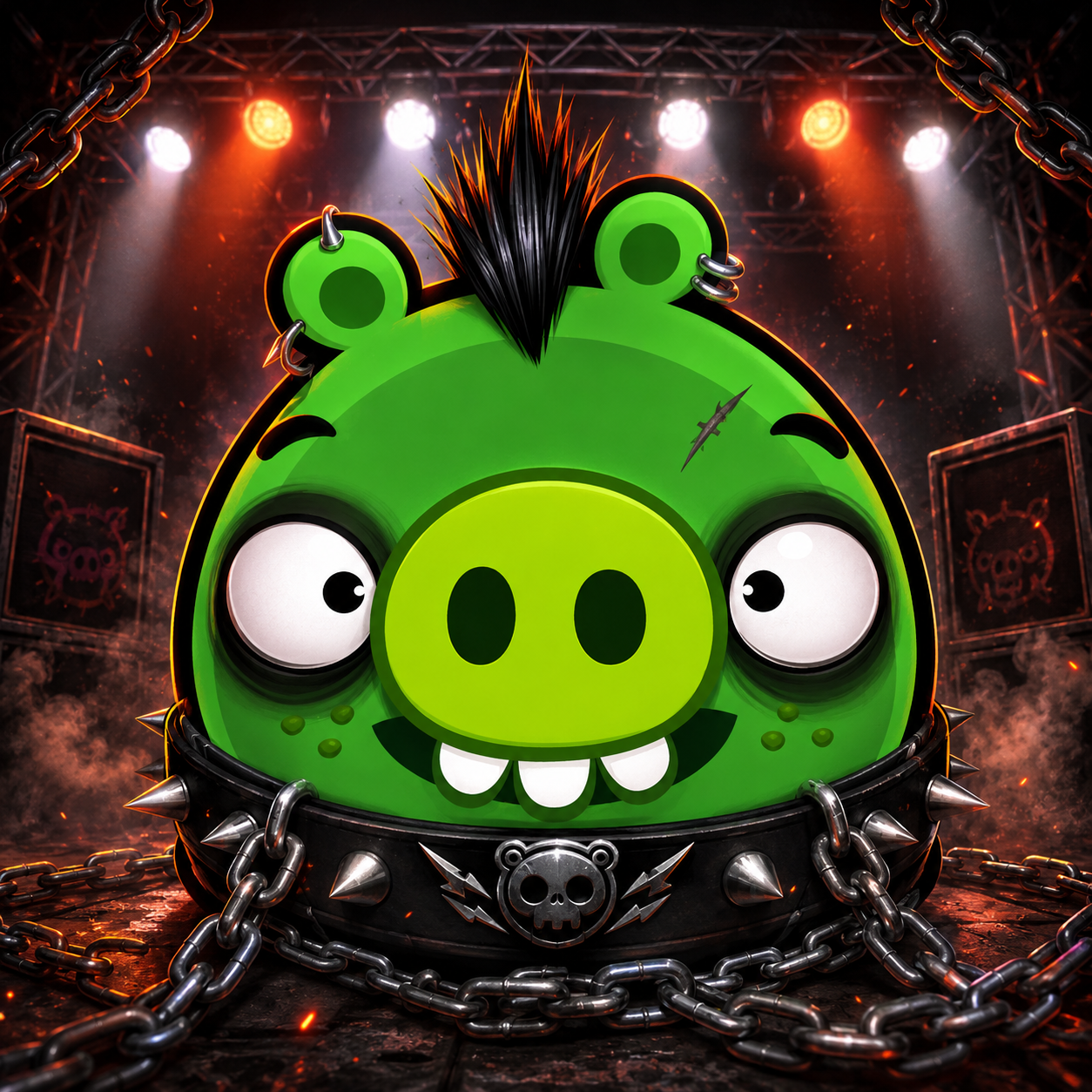 Обложка Bad Piggies Theme (metal cover)